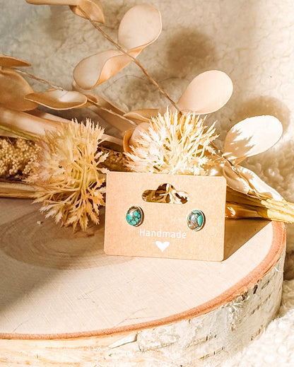 Opal Stud Earrings
