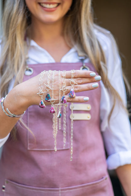 Spiny Oyster Toggle Necklace #4