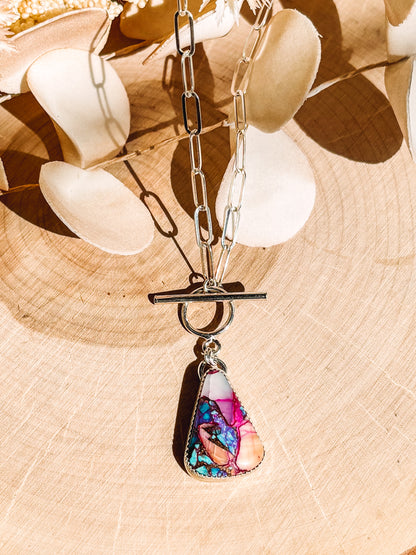 Spiny Oyster Toggle Necklace #3
